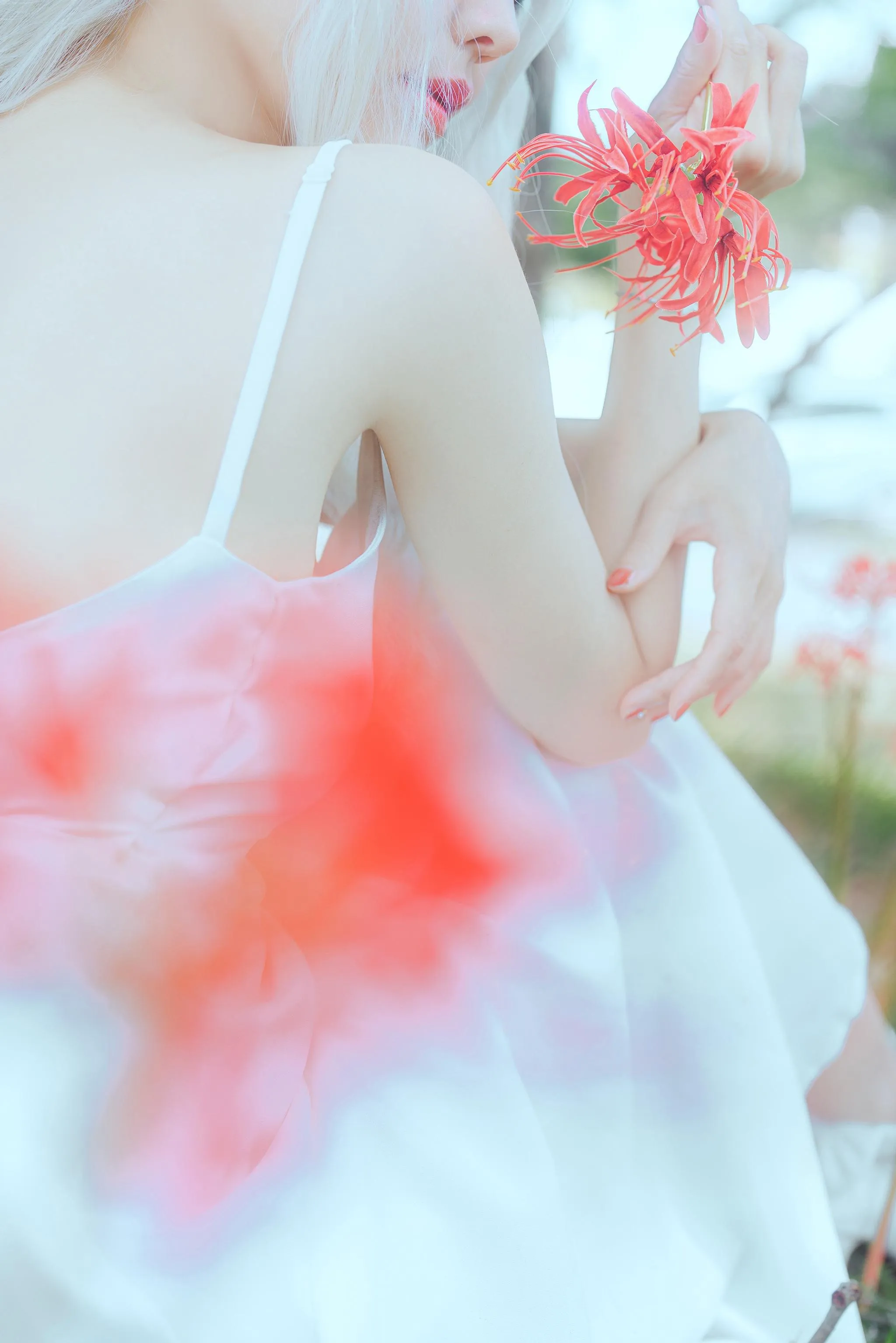 ElyEE子 – NO.129 23年10月订阅-B-White spider lily 白瓷彼岸 [27P]插图6